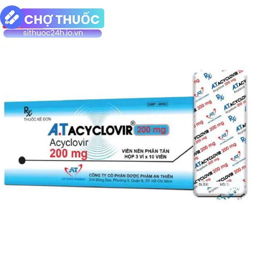 A.T Acyclovir 200mg