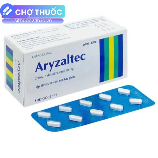 Aryzaltec 10mg (Vỉ)