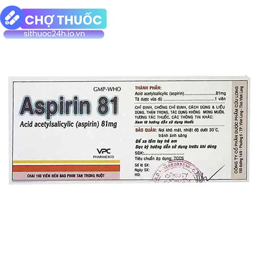 Aspirin 81 Pharimexco