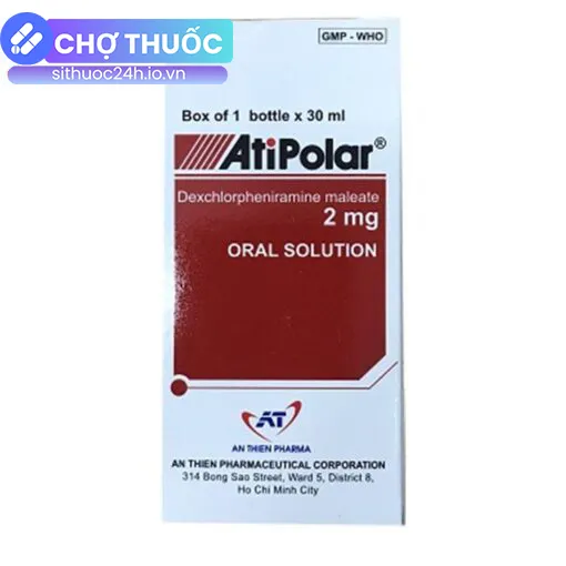 Atipolar 2mg/5ml (chai 30ml)