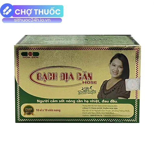 Bạch Địa Căn Hose Hoa Sen