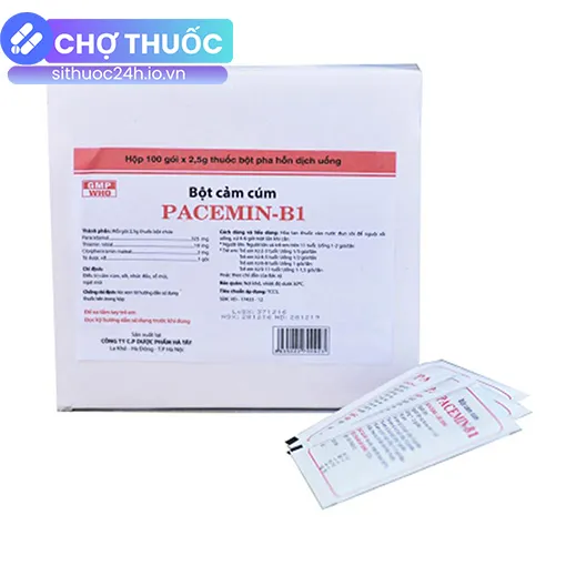 Bột cảm cúm Pacemin-B1