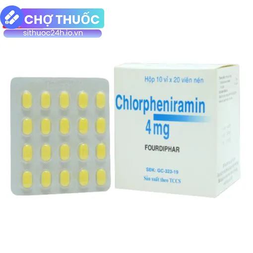 Chlorpheniramin 4mg Fourdiphar