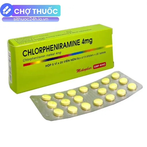 Chlorpheniramine 4mg Mekophar