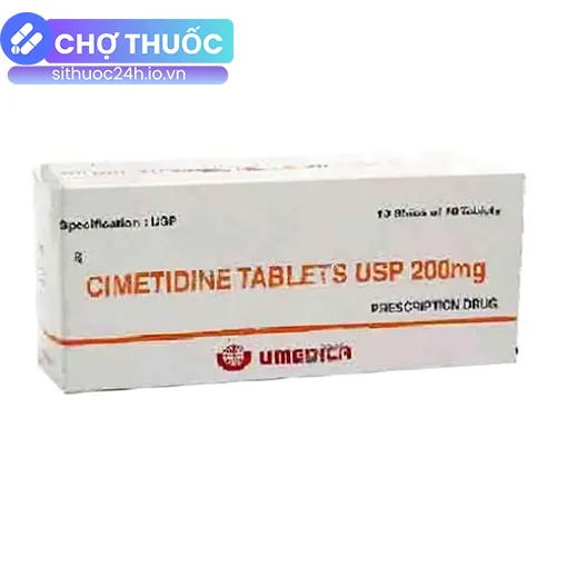 Cimetidine Tablets USP 200mg Umedica