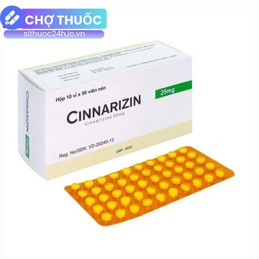 Cinnarizin 25mg Quảng Bình
