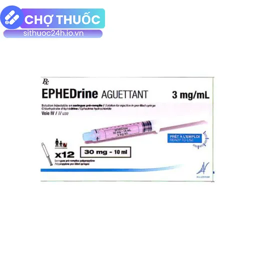 Ephedrine Aguettant 30mg/10ml