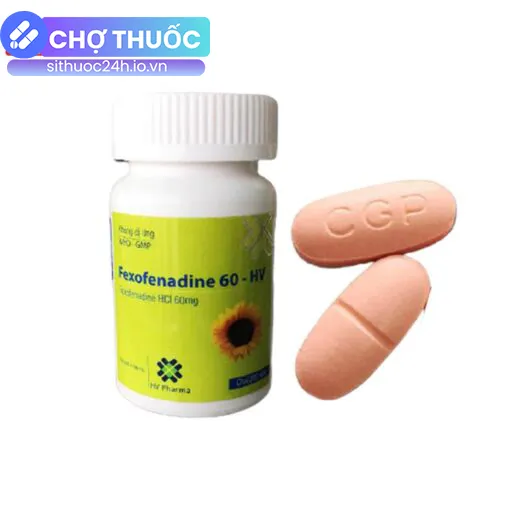 Fexofenadine 60-HV (Lọ 200 viên)