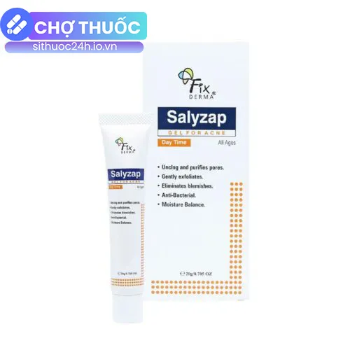 Gel Trị Mụn Fixderma Salyzap Gel For Acne ( Ban Ngày) (20g)