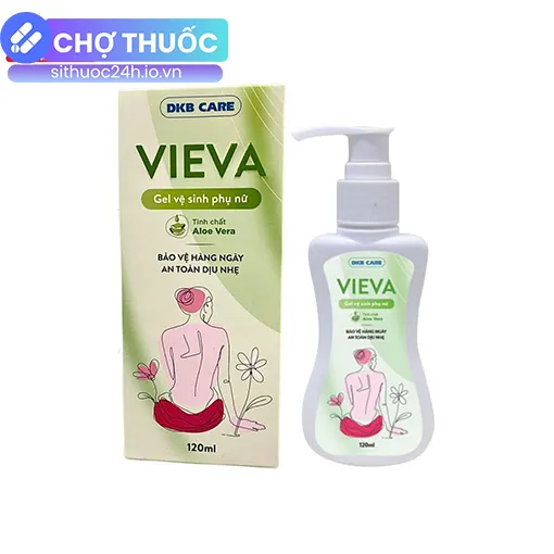 Gel vệ sinh phụ nữ VIEVA DKB CARE Tinh chất Aloe Vera 120ml