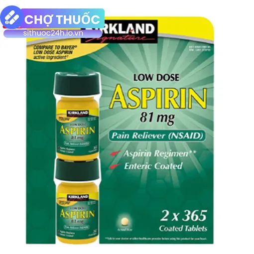 Kirkland Low Dose Aspirin 81mg