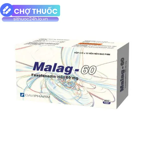 Malag-60 (Hộp 3 vỉ x 10 viên)