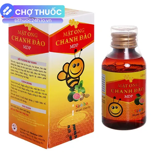 Mật Ong Chanh Đào MDP 120ml