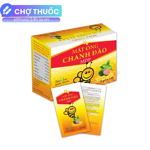 Mật Ong Chanh Đào MDP gói 5ml