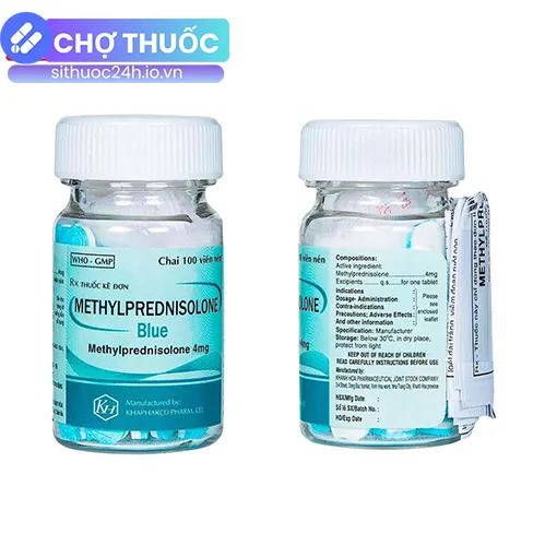 Methylprednisolone Blue 4mg