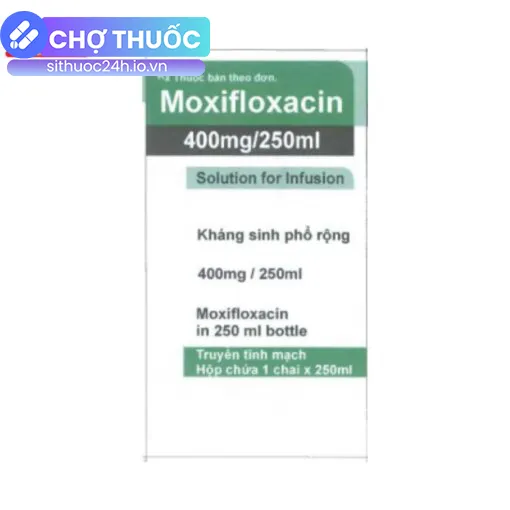 Moxifloxacin 400mg/250ml Solution for Infusion