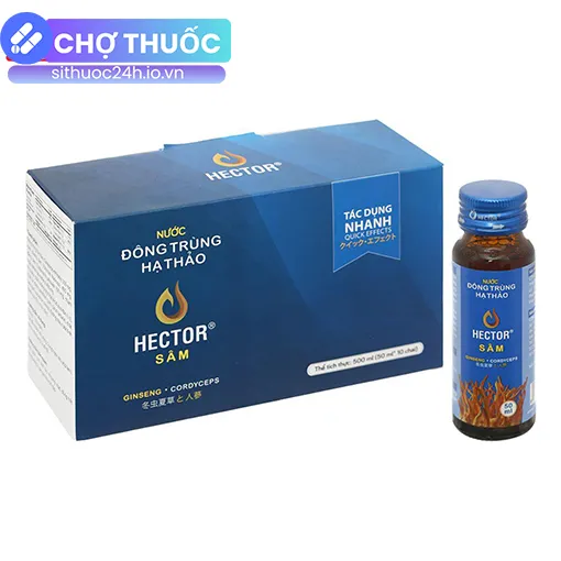 Nước uống đông trùng hạ thảo Hector Sâm