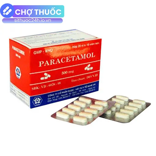 Paracetamol 500mg Dược Nghệ An