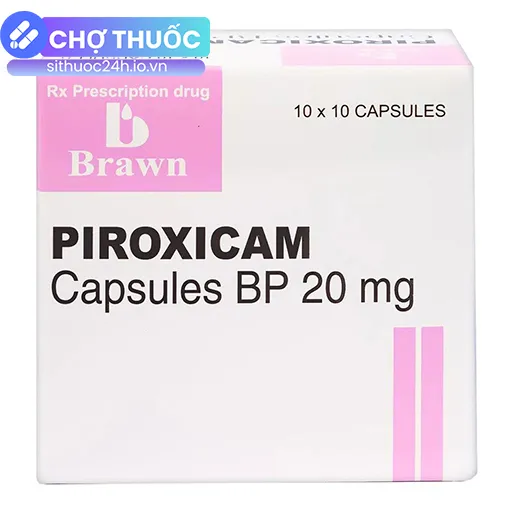 Piroxicam Capsules BP 20mg Brawn