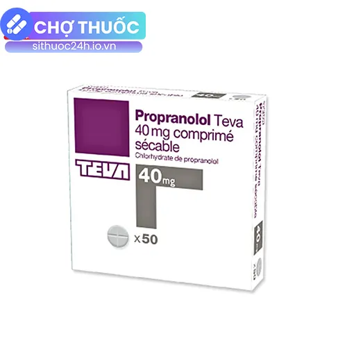 Propranolol Teva 40mg