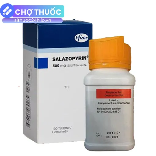 Salazopyrin 500mg (lọ)