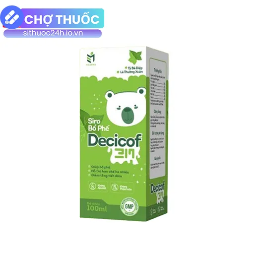 Siro bổ phế Decicof 3M
