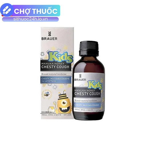 Siro Brauer Kids Manuka Honey Chesty Cough 100ml
