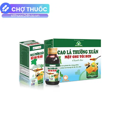 Siro ho Cao Lá Thường Xuân Mật Ong Tỏi Đen Santex