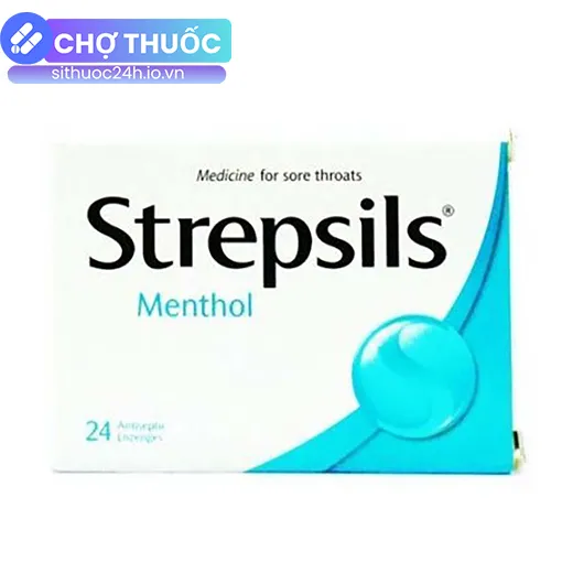 Strepsils Menthol (Hộp 24 viên)