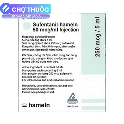 Sufentanyl hameln 50mcg/ml