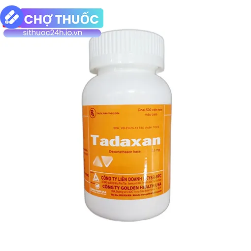 Tadaxan (viên nén màu cam)