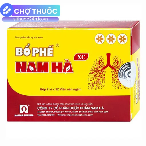Thuốc Ho Bổ Phế Nam Hà Viên Ngậm