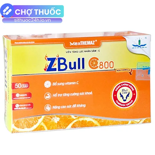 Viên Tăng Lực Nhân Sâm - C ZBull C800
