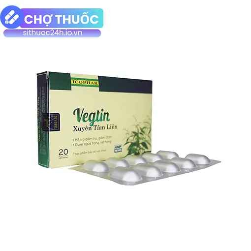Viên uống Vegtib Xuyên Tâm Liên