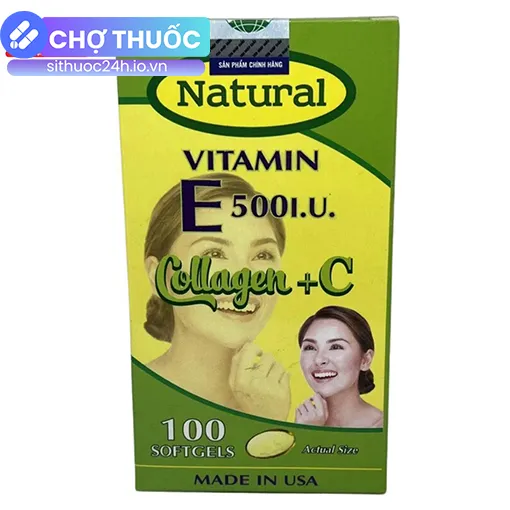 Vitamin E 500 I.U Collagen + C
