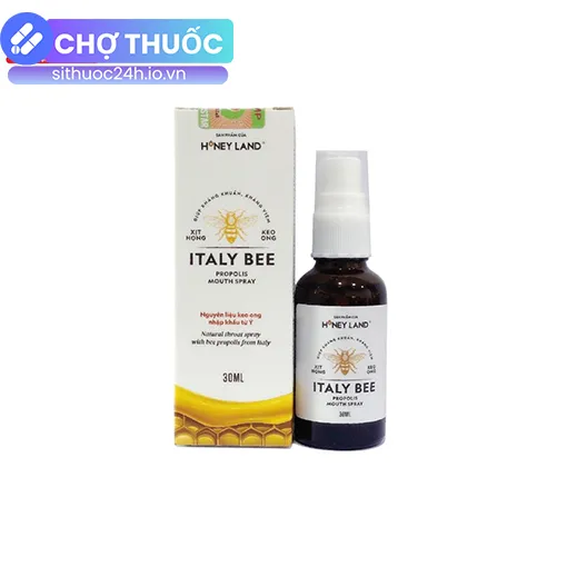 Xịt họng keo ong Honeyland Italy Bee