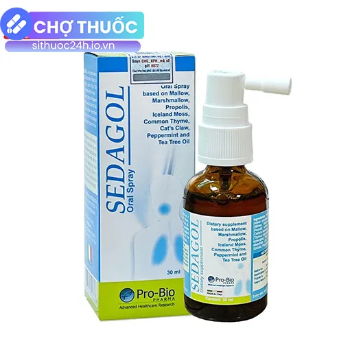 Xịt họng Sedagol Oral Spray Pro-Bio